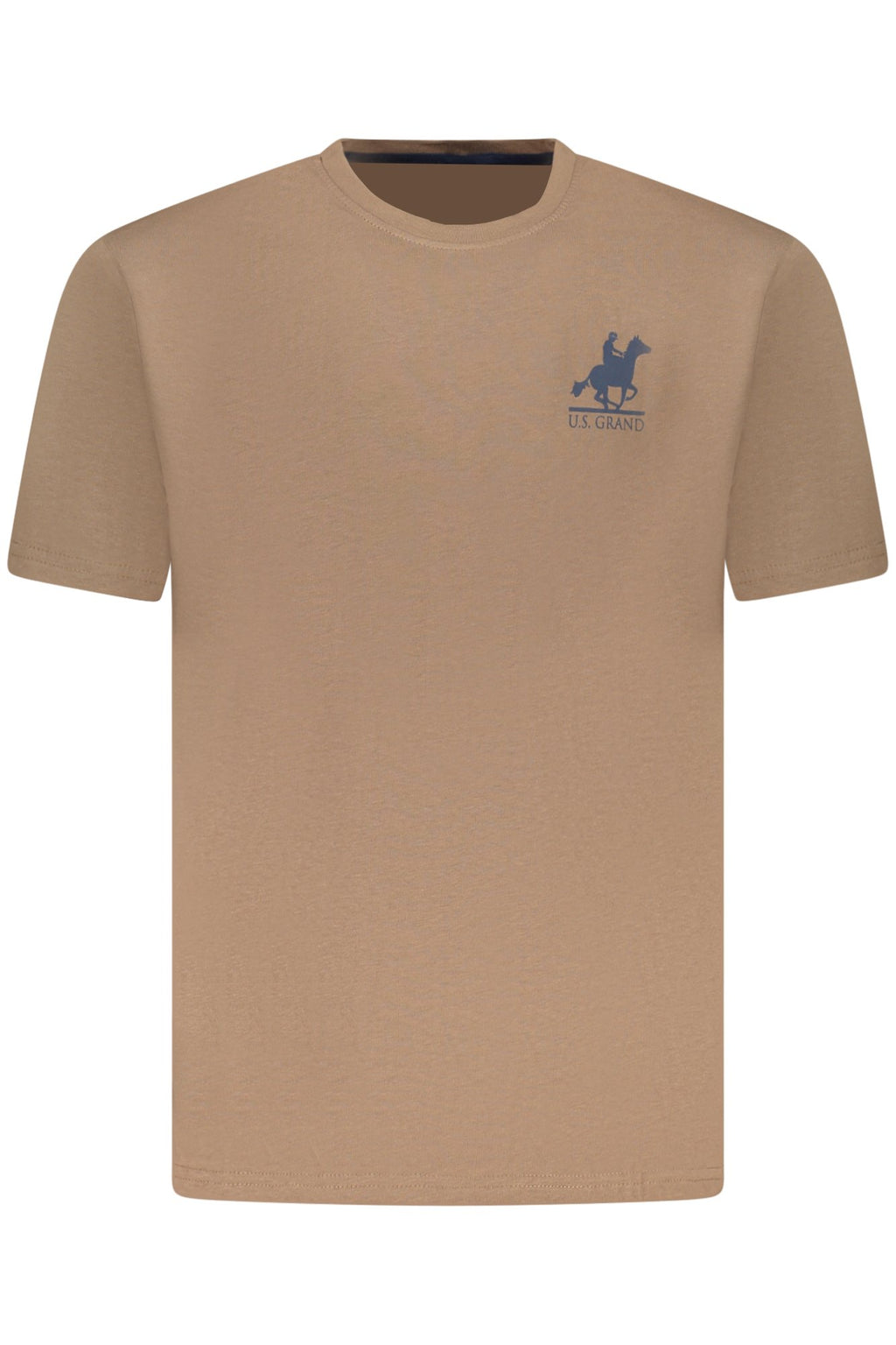U.S. GRAND T-SHIRT MANICHE CORTE UOMO MARRONE