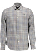 U.S. POLO ASSN. CAMICIA MANICHE LUNGHE UOMO GRIGIO
