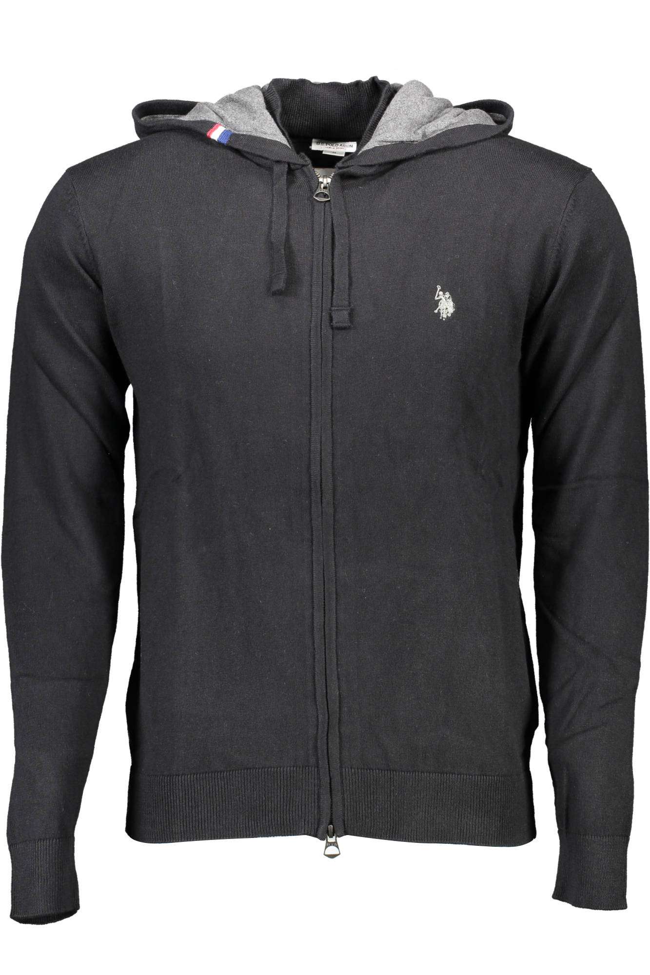 U.S. POLO ASSN. CARDIGAN UOMO NERO