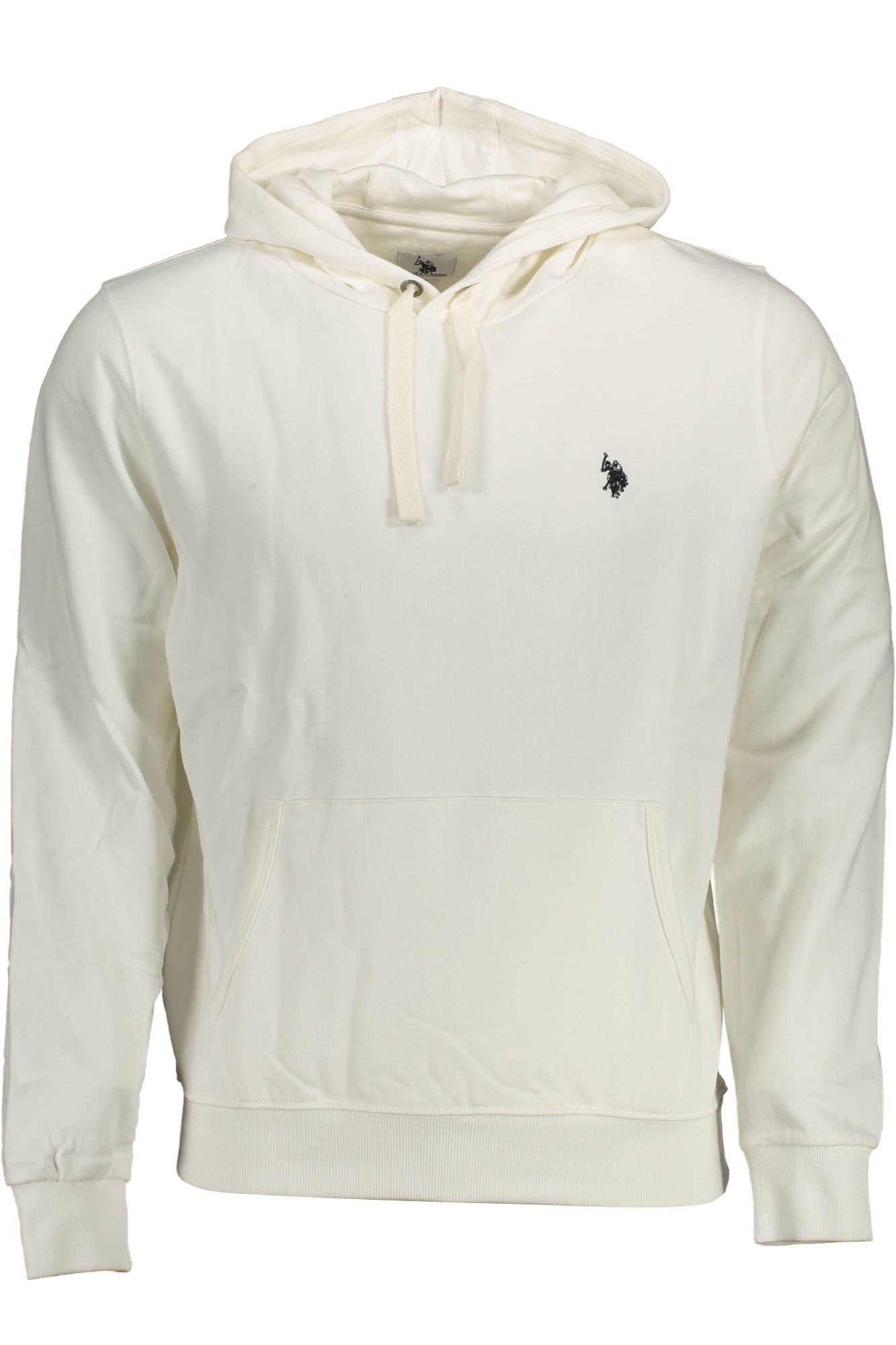 U.S. POLO ASSN. FELPA SENZA ZIP UOMO BIANCO