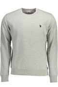U.S. POLO ASSN. FELPA SENZA ZIP UOMO GRIGIO