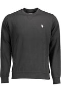 U.S. POLO ASSN. FELPA SENZA ZIP UOMO NERO