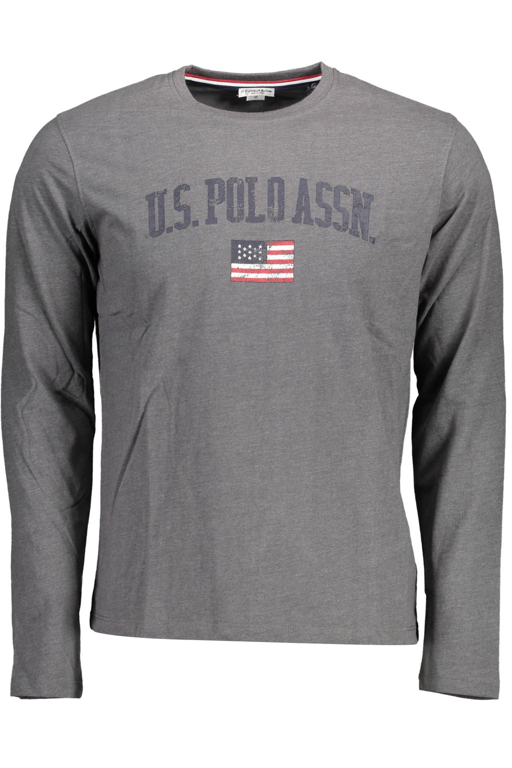 U.S. POLO ASSN. T-SHIRT MANICHE LUNGHE UOMO GRIGIO